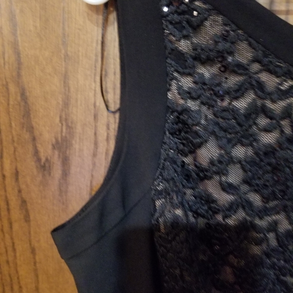 Black dress size 14 R&M Richards - Picture 8 of 9
